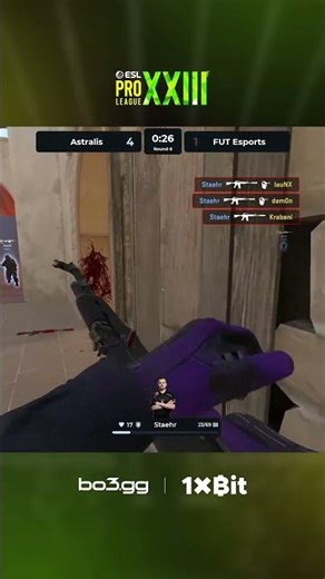 Staehr QUICK Triple And cmtry DOUBLE AWP Shot #bo3 #esl #cs #cs2