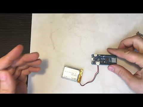 Connecting Li-Po battery to Arduino board, check correct polarity!