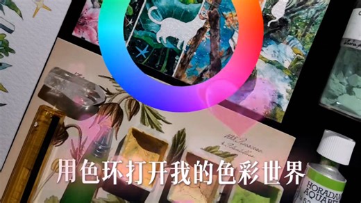 用色环打开我的水彩世界