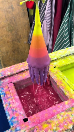 How layered candles are made by hand