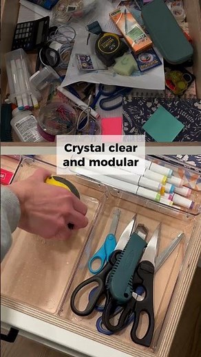 How to Organize a Messy Desk Drawer Amazon Organization #shorts
