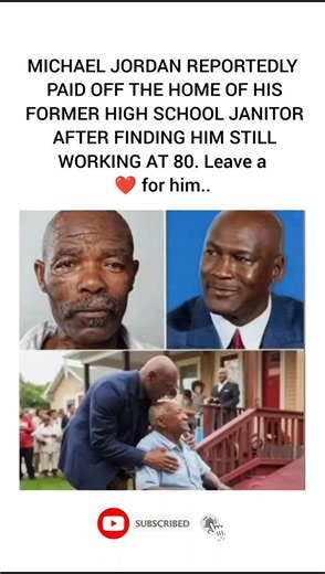 Michael Jordan Did The Unthinkable For His 80yo Janitor! 🥺 #Shorts