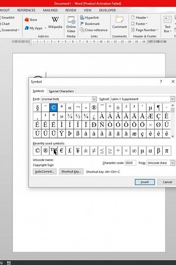 Insert Special Symbols in MS Word ✨ | Easy Shortcut