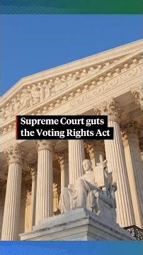 What the Supreme Court's ruling on the Voting Rights Act means for minority representation