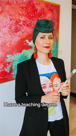 Abstract Artist on Instagram: "I didn’t plan this path. I listened when it called. Is there a path you didn’t plan but still chose? #artistjourney #creativepath #muslimartist #artandlife #intuitiveartist"