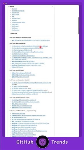 471K⭐ Build Docker, Git & MORE From Scratch 🛠️ #shorts #githubtrends #github