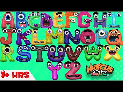 Monster Alphabet Phonics from A to Z | Nursery Rhymes | Educational Video for Kids | ABC Song