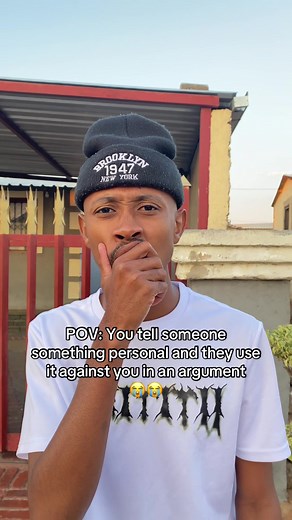 POV: You tell someone something personal and they use it against you