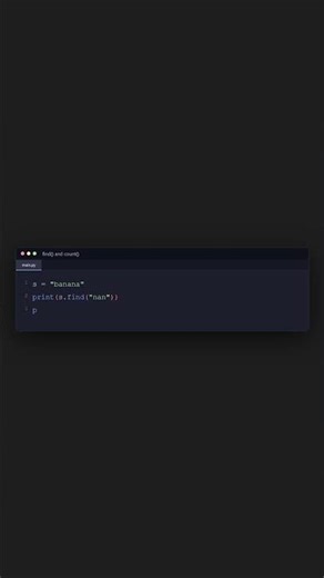 Find and Count Words in Python 🐍 #shorts