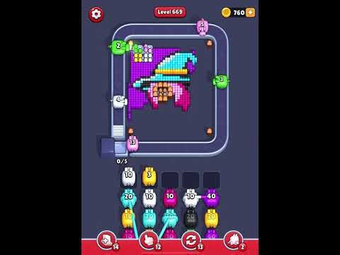 Pixel Flow Level 669 Solution Walkthrough🤯⚡️