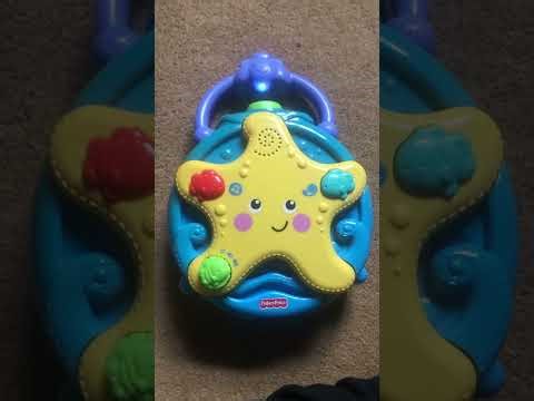 Fisher price take along starfish projector on lower batteries