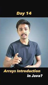 Day 14: Introduction to Arrays in Java | Learn Java in Marathi | Java Programming from Scratch