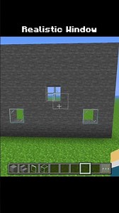 Realistic Window tutorial in Minecraft 🤯