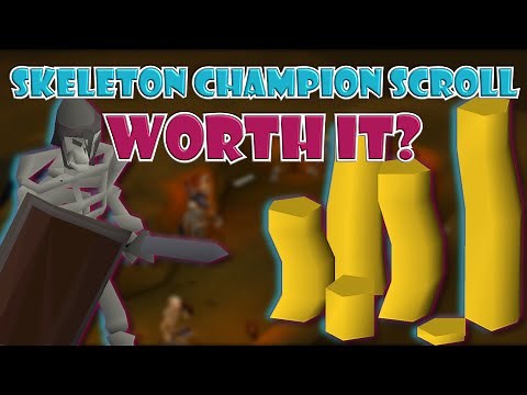 Loot From Skeleton Champion Scroll in OSRS
