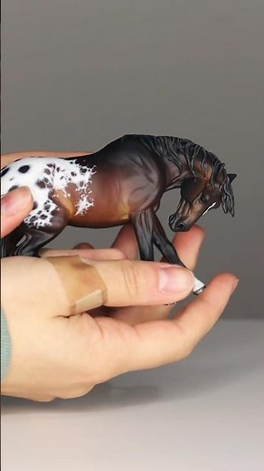 A little Appaloosa #breyer #modelhorse #horse #art #miniatures #deejaybe