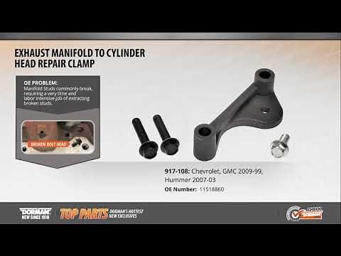 Highlighted Part: Exhaust Manifold to Cylinder Head Repair Clamp for Chevy, GMC & Hummer Models