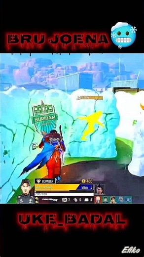 BRU JOENA FREE FIRE ESPORTS CLUTCH SHORTS #bruwassana #freefireindiatournament #totalgaming #viral