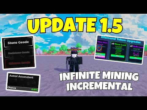 (GEODES) UPDATE 1.5 INFINITE MINING INCREMENTAL! INSANE UPGRADES!