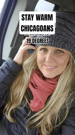 Chicago is below 20 degrees. Stay warm.