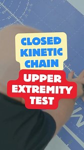 The Closed Kinetic Chain Upper Extremity Stability Test (CKCUEST) is...