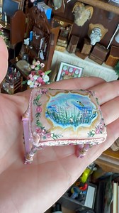 #PrettyInPink estate sale happening now LINK IN BIO TO SHOP pretty pink things and other mini eccentricities. Auction ends Sunday on @ebay. Don’t forget to sign up on my website for my email updates on upcoming sales and events happening this month and throughout the fall! #dollhouse #miniac #tinythings #art #handpainted #chair #interior #sparklythings | D. Thomas Miniatures