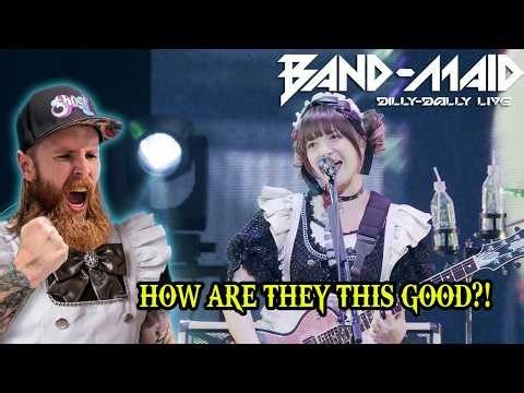 BAND-MAID - Dilly-Dally Live Reaction | One Of The TIGHTEST Bands I’ve Ever Heard Live
