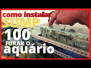 OVERFLOW BOX como Funciona? SUMP SEM FURAR O AQUÁRIO