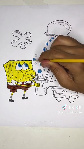 Bob Esponja e Patrick: Desenhos para Colorir e Pintar