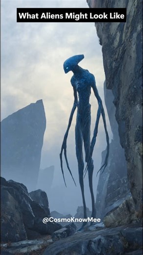 CosmoKnowMee on Instagram: "What might alien life actually look like? This short explores scientifically possible creature designs shaped by gravity, heat, darkness, and extreme worlds across the galaxy. Disclaimer: This video is fictional and not based on any real alien discoveries. #alien #planets #discovery #science #universe"