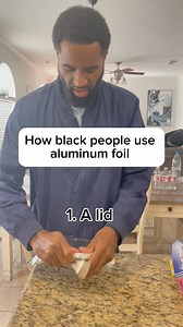 697K views · 5.1K reactions | How black people use aluminum foil #funnyreels #funnyvideo #funny #comedy #relatable | Comedy Chris | Facebook