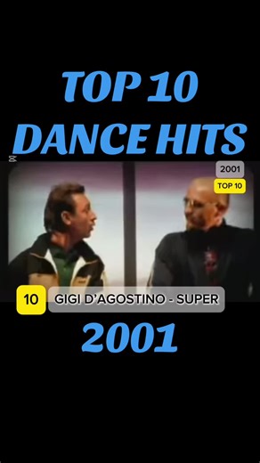 Top 10 Dance Hits from 2001