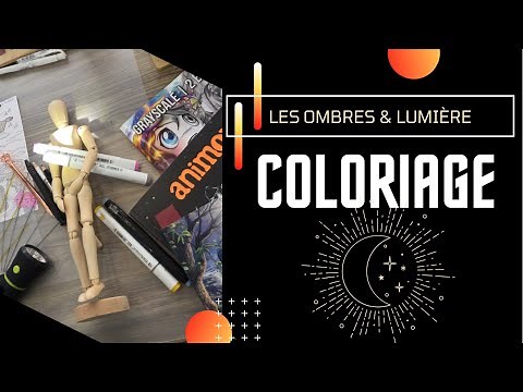 [ Tutoriel ] Comment ajouter l’OMBRE et la LUMIÈRE ❣️Coloriage pour adultes ❣️