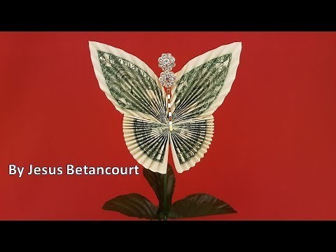 MONEY BUTTERFLY, Folding Instructions " EASY "