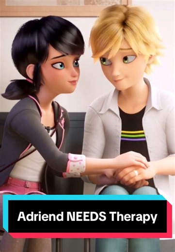 At least one of these poor kids is doing something about their mental health #miraculous #miraculousladybug #miraculousseason6 #adrienagreste #gabrielagreste