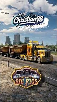 Transportando Arena Con Doble Remolque En Truck Simulator Big Rigs