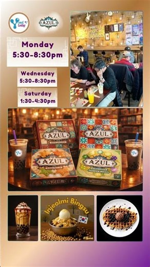 Azul board game - Calgary events #boardgame #boardgamecafe #azul