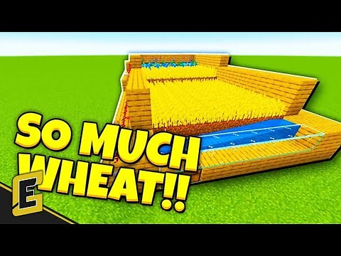 How to Make an Automatic Wheat Farm (SUPER QUICK MINECRAFT TUTORIAL)