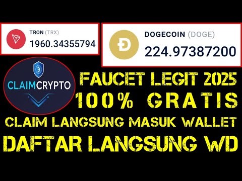 BARU NEMU !! FREE EARN CRYPTO NEW, MATIC FAUCET GRATIS - FAUCET LEGIT 2025