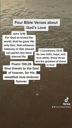 God's Unconditional Love - 4 Bible Verses You Need to Know!