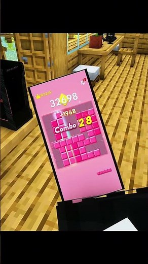 Bedrock Render Distance VS Java Render Distance 💀#blockblast