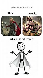 Thor & Hercules — Worthiness Tested vs Strength Inherited. #shorts