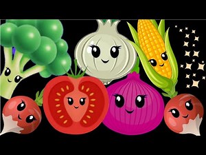 Baby Sensory Fruit - Funky Veggies! Dancing Vegetables Baby Sensory | New Video