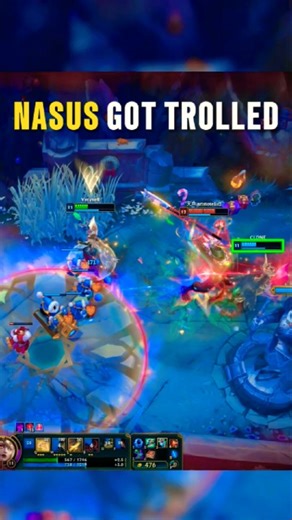 LeBlanc vs Nasus – Trolled by My Clone #leagueoflegends #lol #leblanc #nasus #1v1