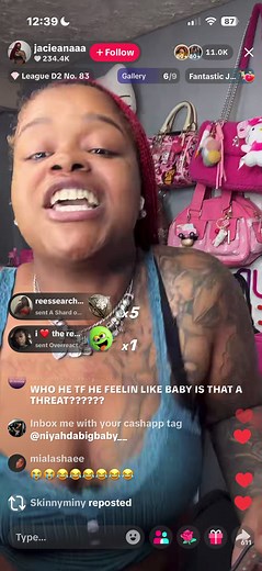 Ionk Yal they said Rent due it’s a whole bunch of he don’t wanna tell yal this and she don’t want me to say this …. #jacieandderrick #derrickjaciedrama #rentdue #fypシ #blowthisup