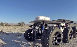 This anti-social robot's only task is to avoid people