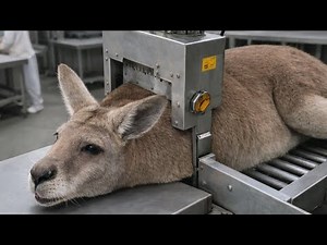 Inside the Kangaroo Meat Factory | How Kangaroos Are Processed into Meat (Full Process)