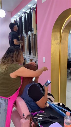 acompáñame a un día de trabajo con 3 mantenimientos de extensiones. 🩷🧡❤️ #pyp #cdmx #extensionesdecabello #mantenimiento #parati