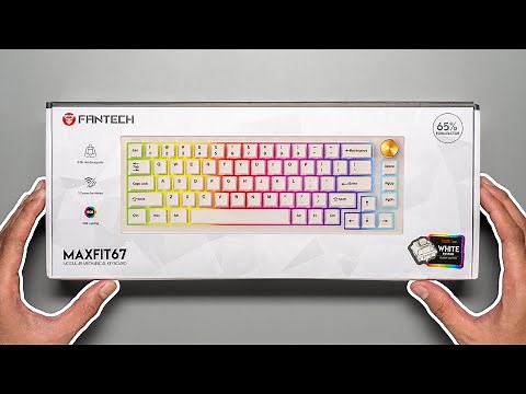 Fantech MAXFIT67 65% Mechanical Gaming Keyboard with ROTARY KNOB | Unboxing ASMR