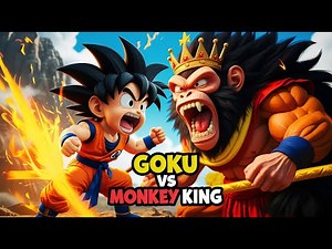 ✨🐉 Goku vs Monkey King: 🐒⚔ Battle in Monkey Land 🌿🔥