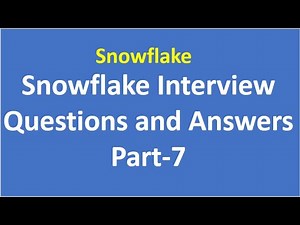 Snowflake Interview Questions and Answers - Part 7| Snowflake | VCKLY Tech|Data Cloud|Snowflake DWH